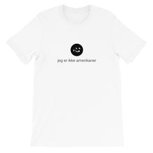 Load image into Gallery viewer, i&#39;m not american | t shirt | norwegian