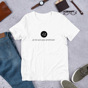 i'm not american | t shirt | french